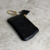 Gucci Black Pebbled Leather Soho Pochette Cles Key Holder