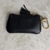 Gucci Black Pebbled Leather Soho Pochette Cles Key Holder