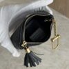 Gucci Black Pebbled Leather Soho Pochette Cles Key Holder