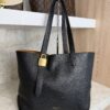 Louis Vuitton Grained Calfskin Low Key Cabas MM Black