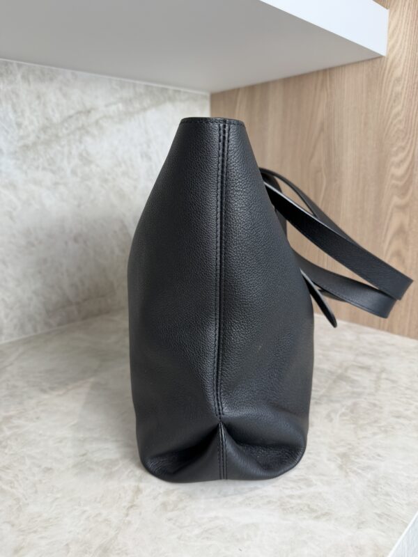 Louis Vuitton Grained Calfskin Low Key Cabas MM Black