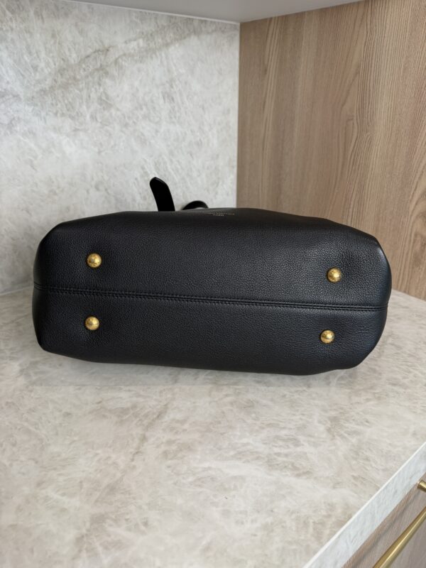 Louis Vuitton Grained Calfskin Low Key Cabas MM Black
