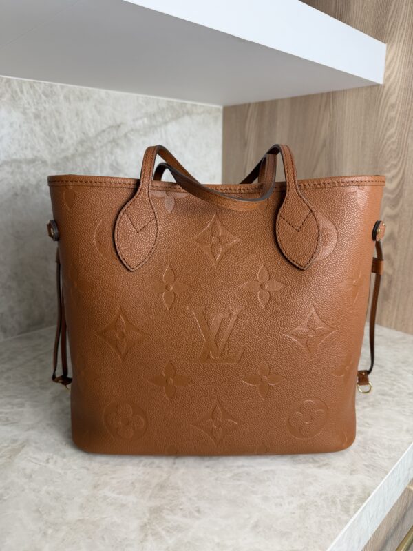 Louis Vuitton Empreinte Monogram Giant Neverfull MM Cognac