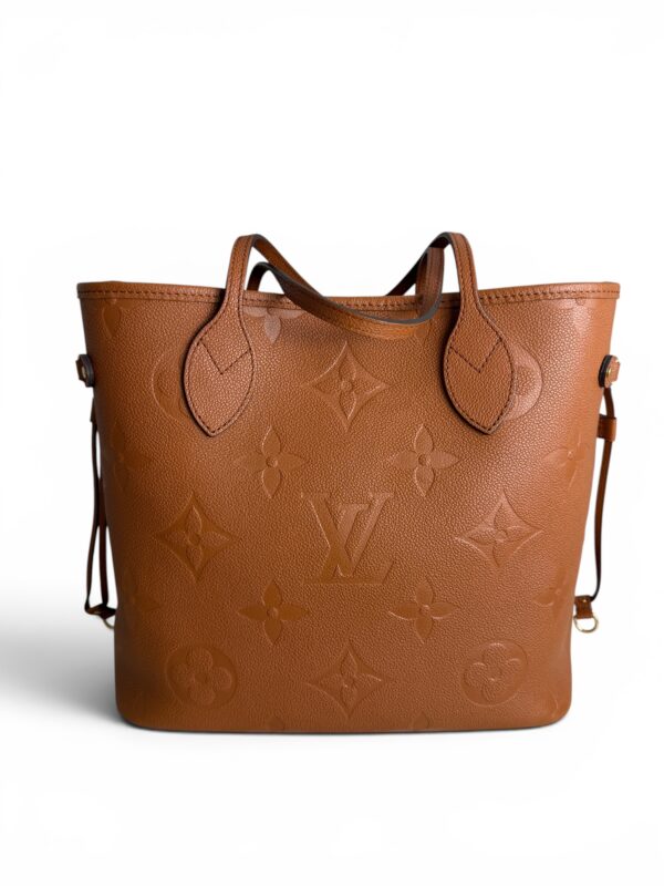 Louis Vuitton Empreinte Monogram Giant Neverfull MM Cognac