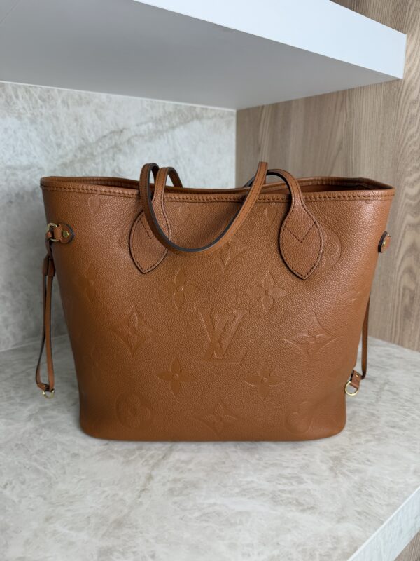 Louis Vuitton Empreinte Monogram Giant Neverfull MM Cognac