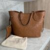 Louis Vuitton Empreinte Monogram Giant Neverfull MM Cognac