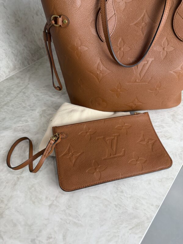 Louis Vuitton Empreinte Monogram Giant Neverfull MM Cognac