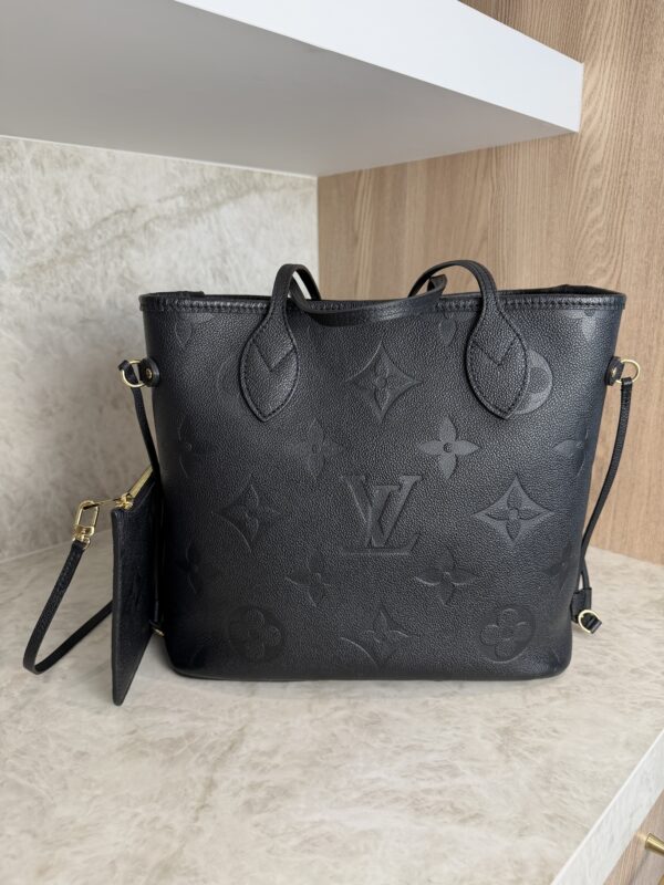 Louis Vuitton Empreinte Monogram Giant Neverfull MM Black