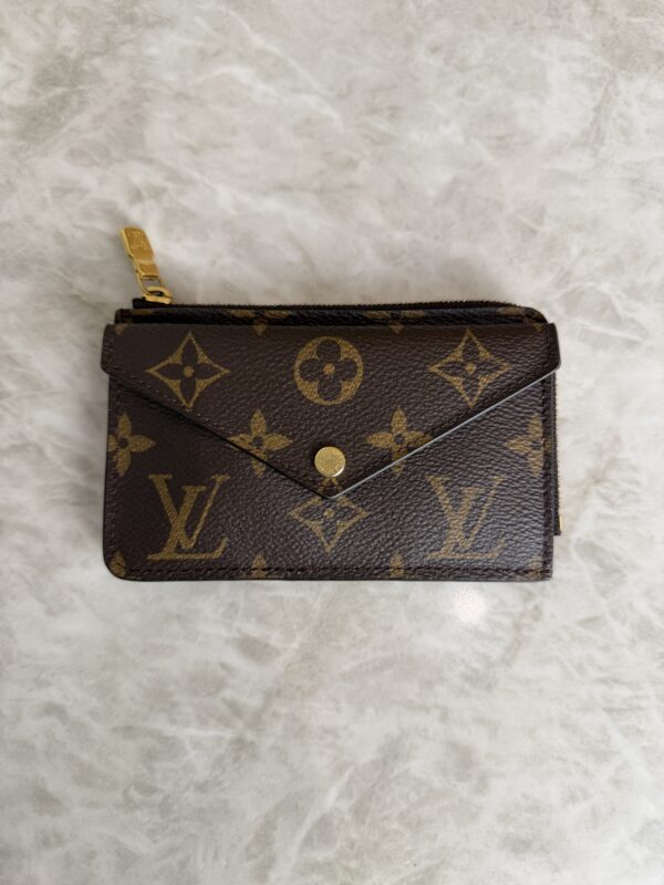Louis Vuitton Monogram Recto Verso Card Holder Black