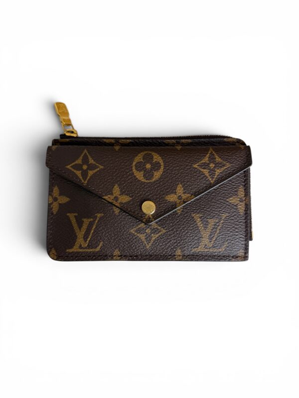 Louis Vuitton Monogram Recto Verso Card Holder Black