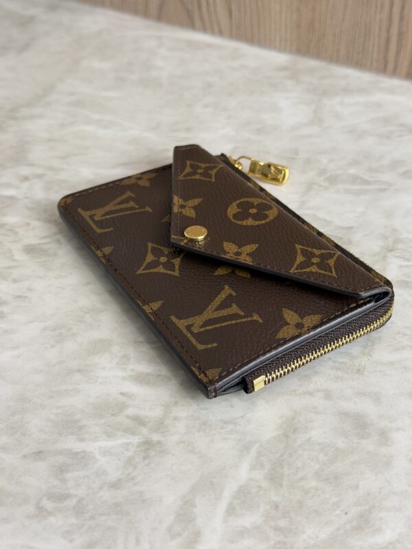 Louis Vuitton Monogram Recto Verso Card Holder Black
