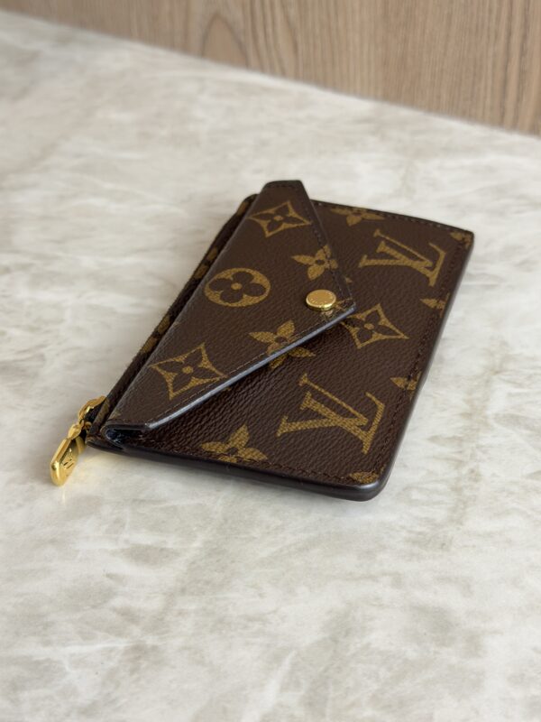 Louis Vuitton Monogram Recto Verso Card Holder Black
