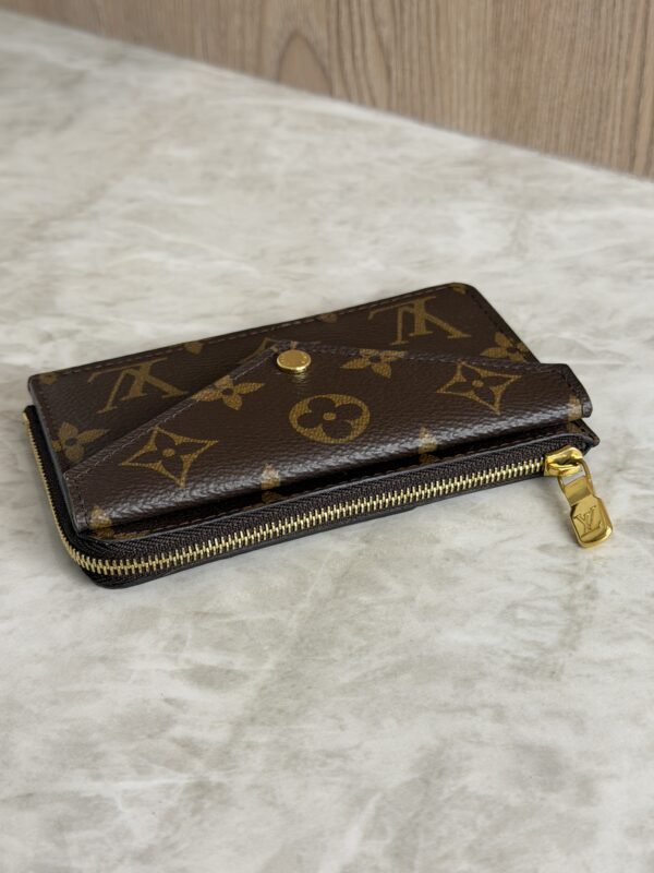 Louis Vuitton Monogram Recto Verso Card Holder Black