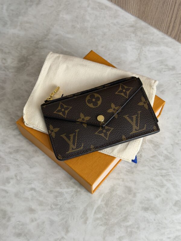 Louis Vuitton Monogram Recto Verso Card Holder Black