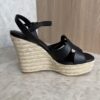 Louis Vuitton LV Isola Wedge Espadrille Black