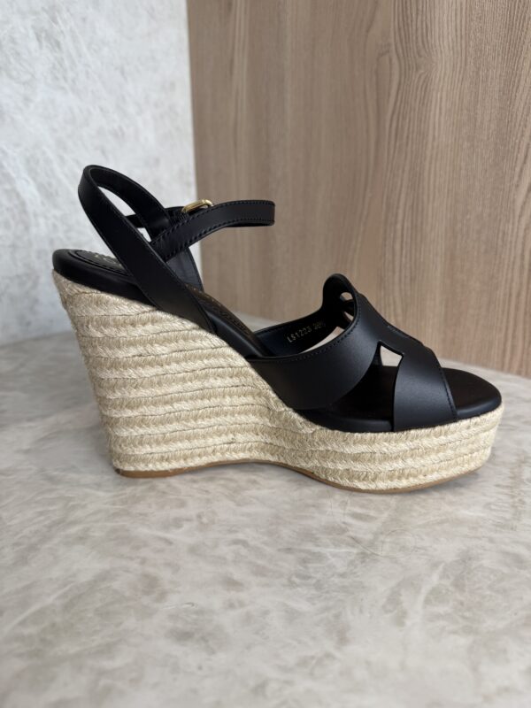 Louis Vuitton LV Isola Wedge Espadrille Black