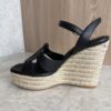 Louis Vuitton LV Isola Wedge Espadrille Black