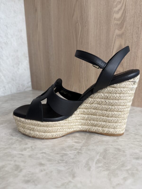 Louis Vuitton LV Isola Wedge Espadrille Black