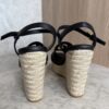 Louis Vuitton LV Isola Wedge Espadrille Black