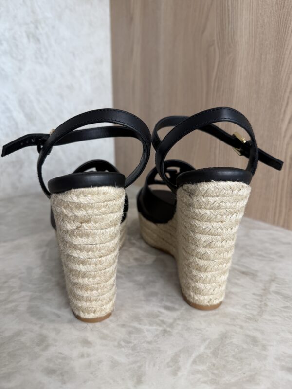 Louis Vuitton LV Isola Wedge Espadrille Black