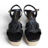Louis Vuitton LV Isola Wedge Espadrille Black