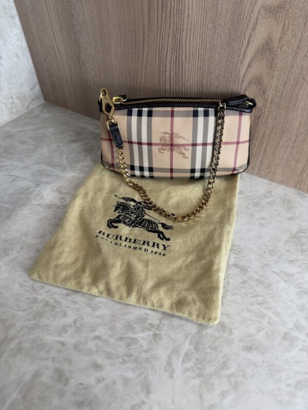 Burberry Haymarket Check Clara Pochette