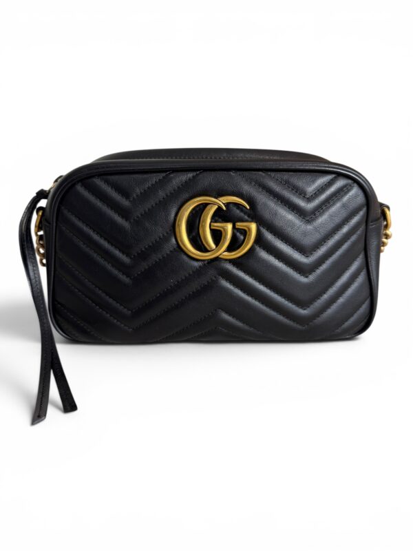 Gucci Matelasse Small GG Marmont Black