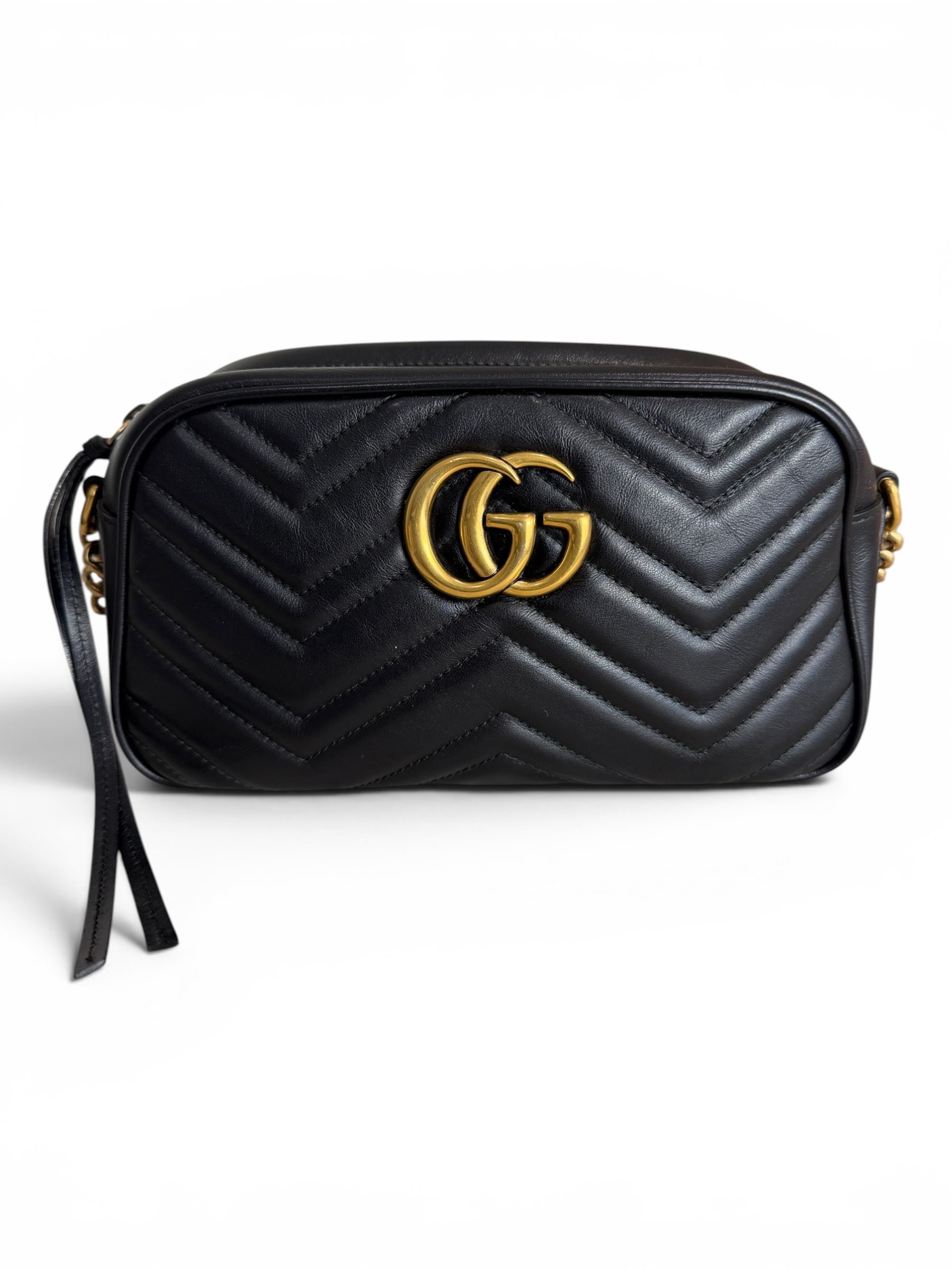 Gucci Matelasse Small GG Marmont Black