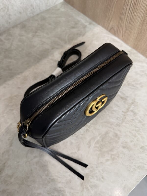Gucci Matelasse Small GG Marmont Black