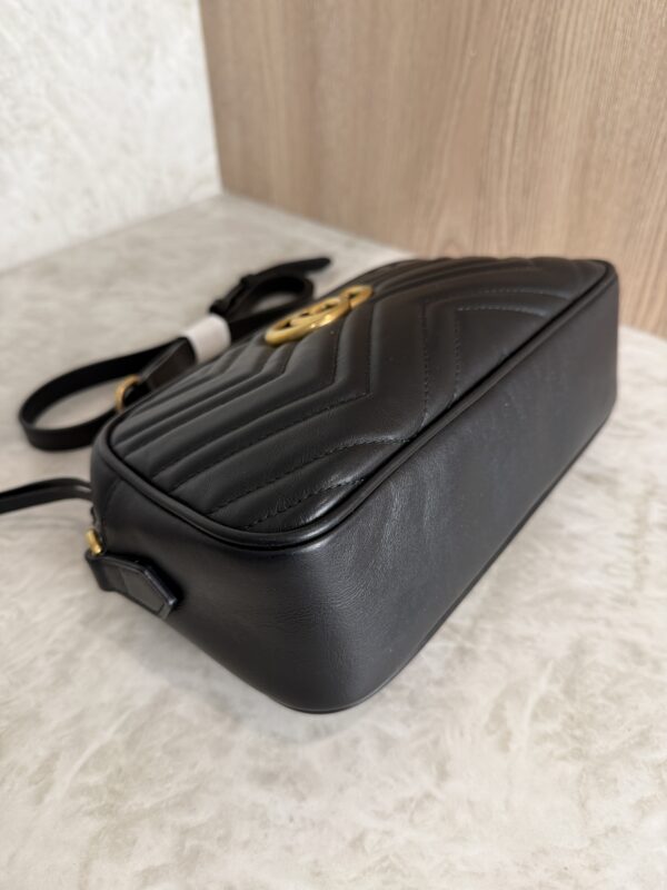 Gucci Matelasse Small GG Marmont Black