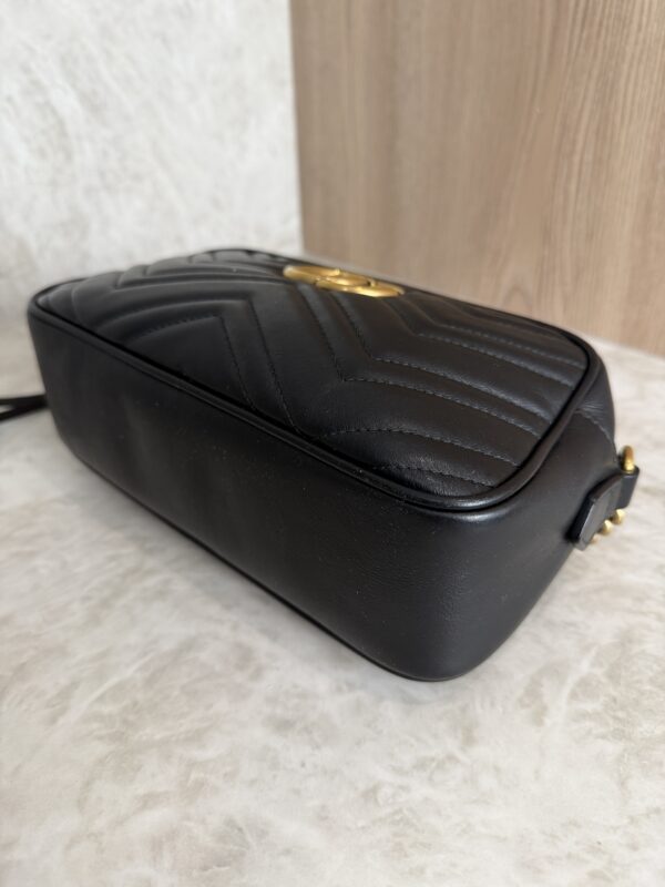 Gucci Matelasse Small GG Marmont Black