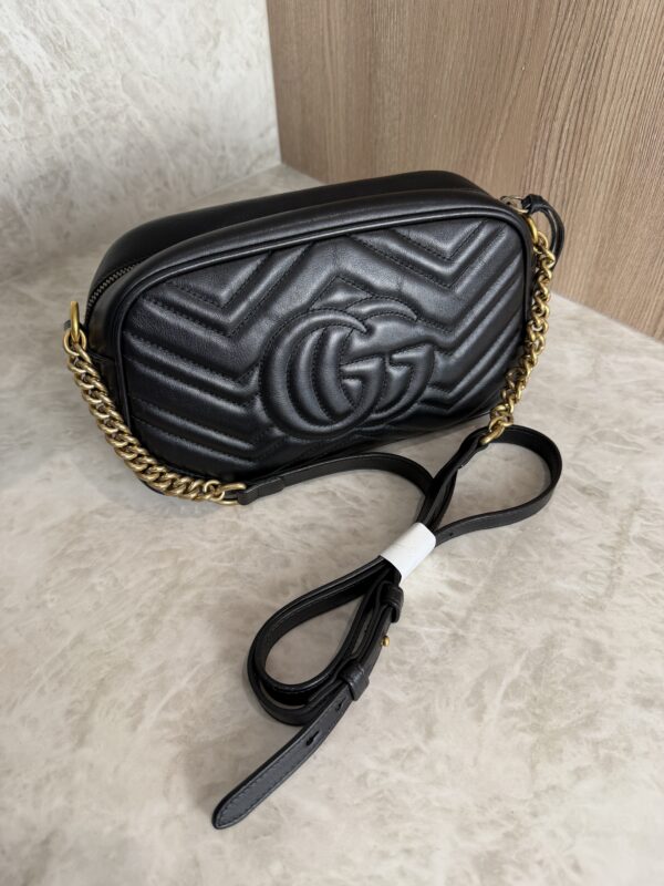 Gucci Matelasse Small GG Marmont Black
