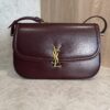 Saint Laurent (YSL) Box Calfskin Monogram Large Solferino Shoulder Bag Hot Wine