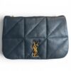Saint Laurent (YSL) Lambskin Matelasse Monogram Medium Jamie 4.3 Dark Ottanio