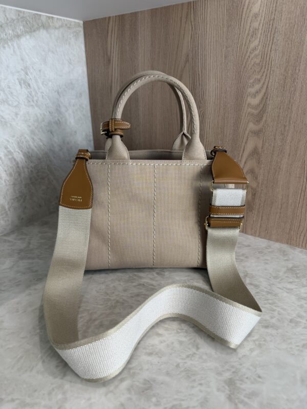 Prada Jardinière Small Cotton Canvas Bag