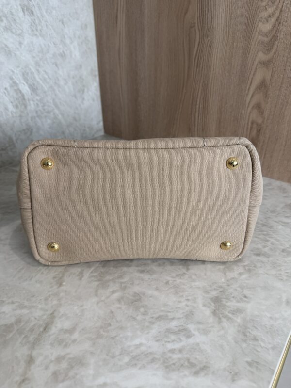 Prada Jardinière Small Cotton Canvas Bag