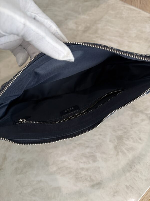 Gucci Lady Lunetta Small Shoulder Bag Dark Blue GG Denim