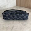 Gucci Lady Lunetta Small Shoulder Bag Dark Blue GG Denim