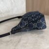 Gucci Lady Lunetta Small Shoulder Bag Dark Blue GG Denim