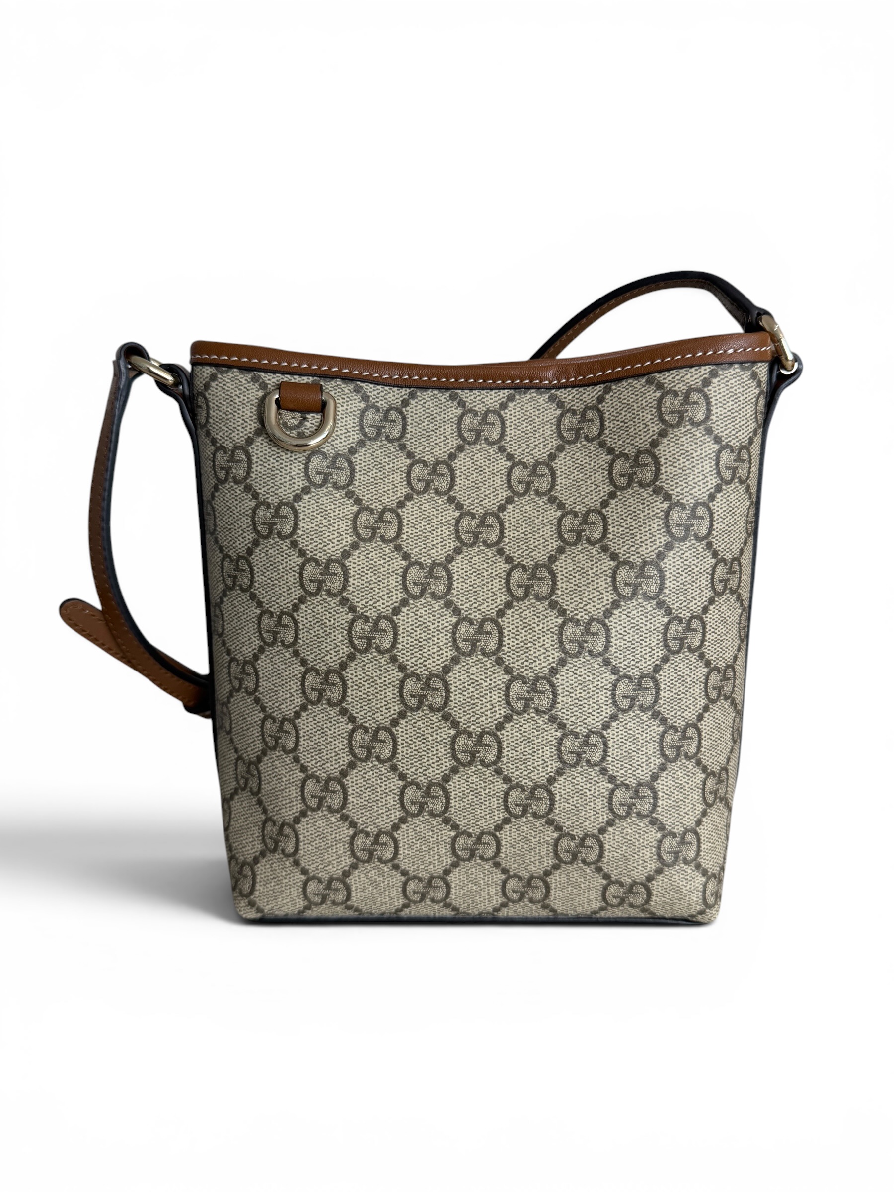 Gucci GG Emblem Nano Bucket Bag