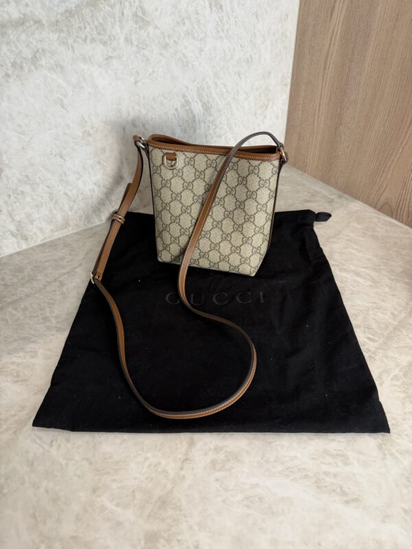 Gucci GG Emblem Nano Bucket Bag