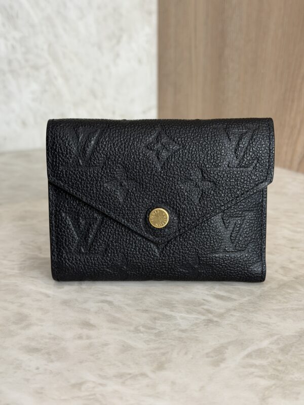 Louis Vuitton Empreinte Victorine Wallet Noir