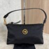 Versace Nylon Tribute Icon Flat Pouch Black