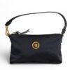 Versace Nylon Tribute Icon Flat Pouch Black