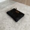 Christian Dior Caro Dahlia Wallet Black Supple Cannage Calfskin Black