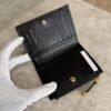 Christian Dior Caro Dahlia Wallet Black Supple Cannage Calfskin Black