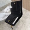 Christian Dior Caro Dahlia Wallet Black Supple Cannage Calfskin Black