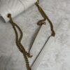 Saint Laurent (YSL) Textured Mixed Matelasse Medium Triquilt Monogram Satchel Blanc Vintage