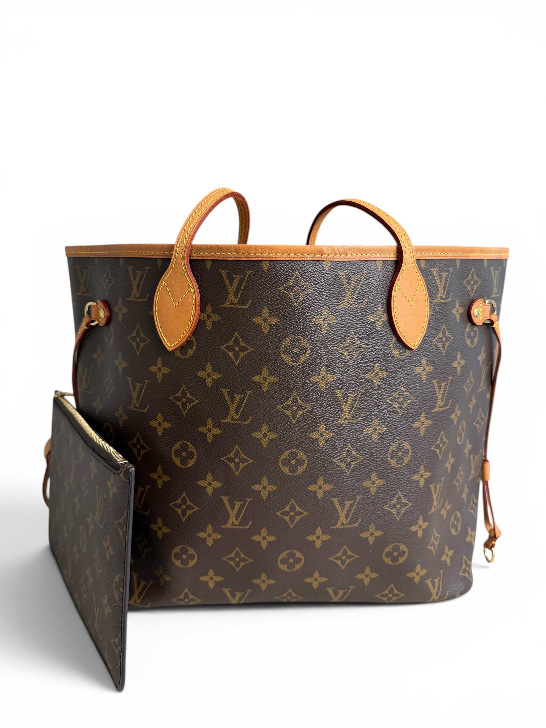 Louis Vuitton Monogrami Neverfull MM Beige