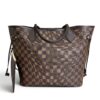Louis Vuitton Damier Ebene Neverfull MM Rose Ballerine